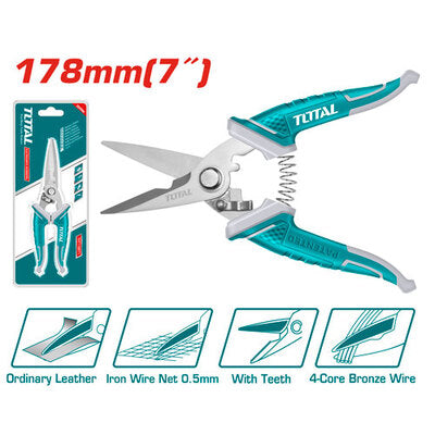 TIJERAS DE ELECTRICISTA 178MM - TOTAL