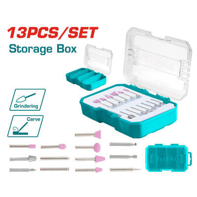 ACCESORIOS VIDRIO Y PIEDRA P/ RECTIFICADOR 3MM (13 PZS) - TOTAL