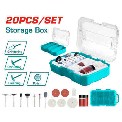 ACCESORIOS DE LIMPIEZA Y PULIDO P/ RECTIFICADOR 3MM (20 PZS) - TOTAL