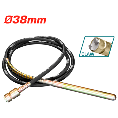 VIBRADOR POKER 38MM PARA VIBRADOR DE CONCRETO A COMB. - TOTAL