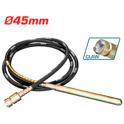 VIBRADOR POKER 45MM PARA VIBRADOR DE CONCRETO A COMB. - TOTAL