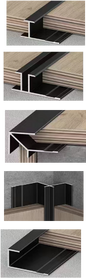 Accesorios y Terminaciones de Placas PVC Simil Madera. 2.44 x1.22